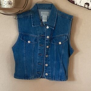 Arizona Jean Company Blue Denim Vest